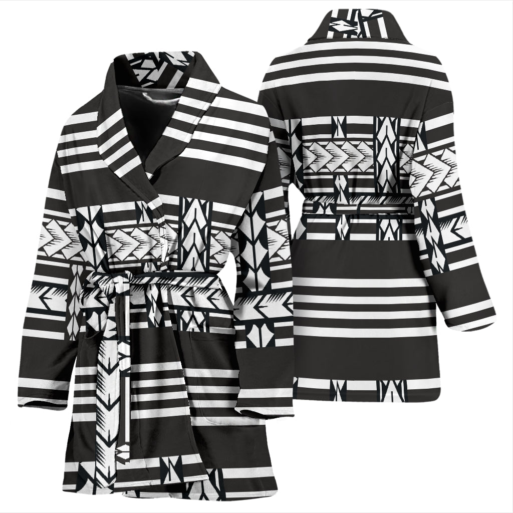 Samoan Tattoo Print Design LKS304 Women Bathrobe