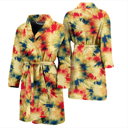 Tie Dye Print Design LKS302 Men Bathrobe