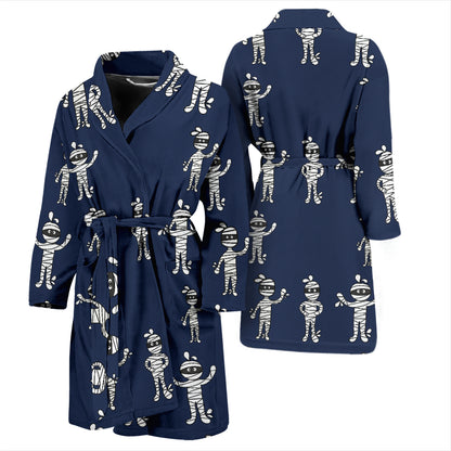 Mummy Print Design LKS306 Men Bathrobe