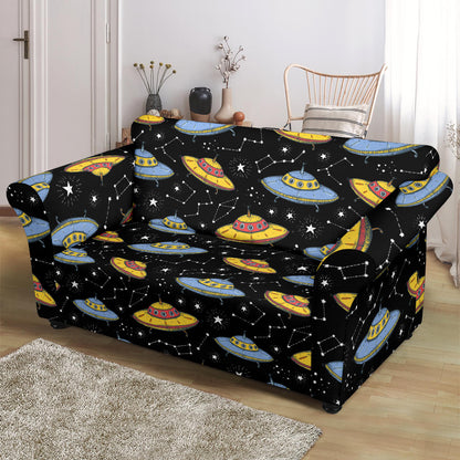 UFO Print Design LKS307 Loveseat Couch Slipcover
