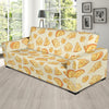 Cheese Pattern Print Design 01 Sofa Slipcover