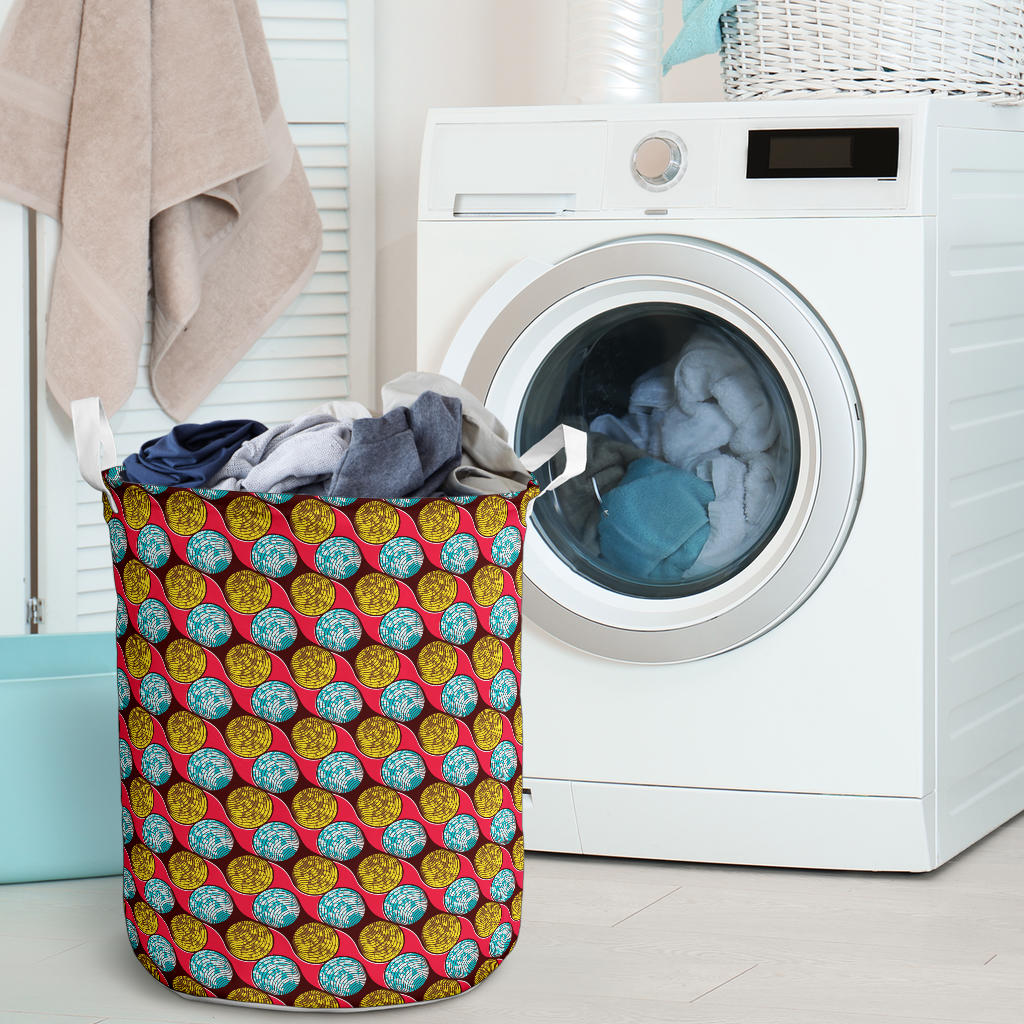 African Fashion Print Pattern Laundry Basket