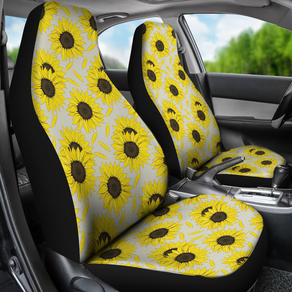 Sunflower Print Design LKS309 Car Seat Covers