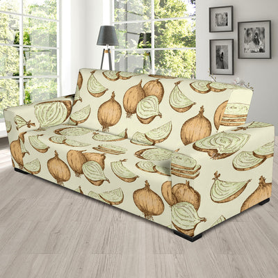 Onion Pattern Print Design A02 Sofa Slipcover