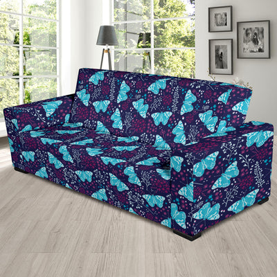 Butterfly Pattern Print Design 011 Sofa Slipcover