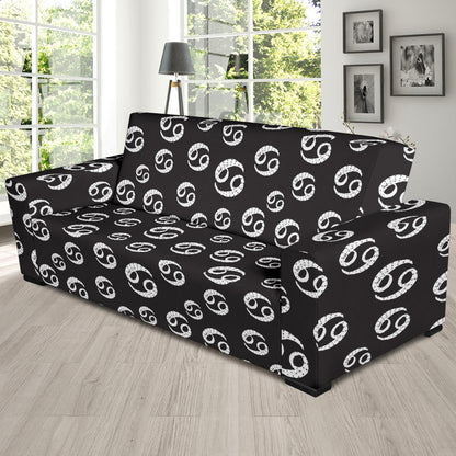 Cancer Zodiac Pattern Print Design 02 Sofa Slipcover