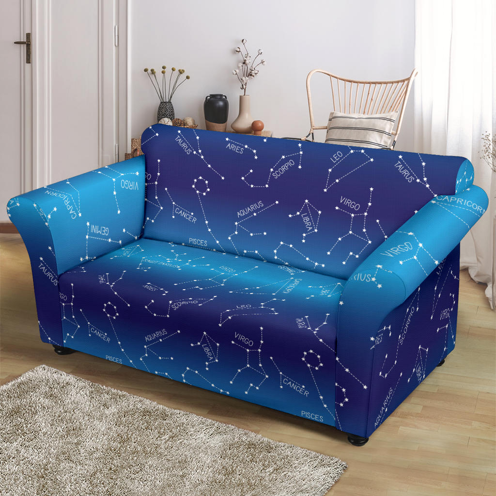 Virgo Print Design LKS302 Loveseat Couch Slipcover
