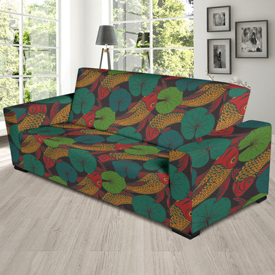 KOI Fish Pattern Print Design 01 Sofa Slipcover