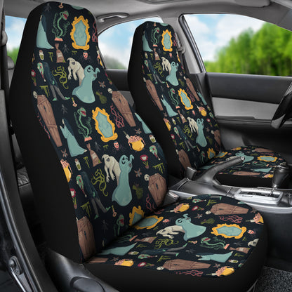 Creepy Print Design LKS303 Car Seat Covers