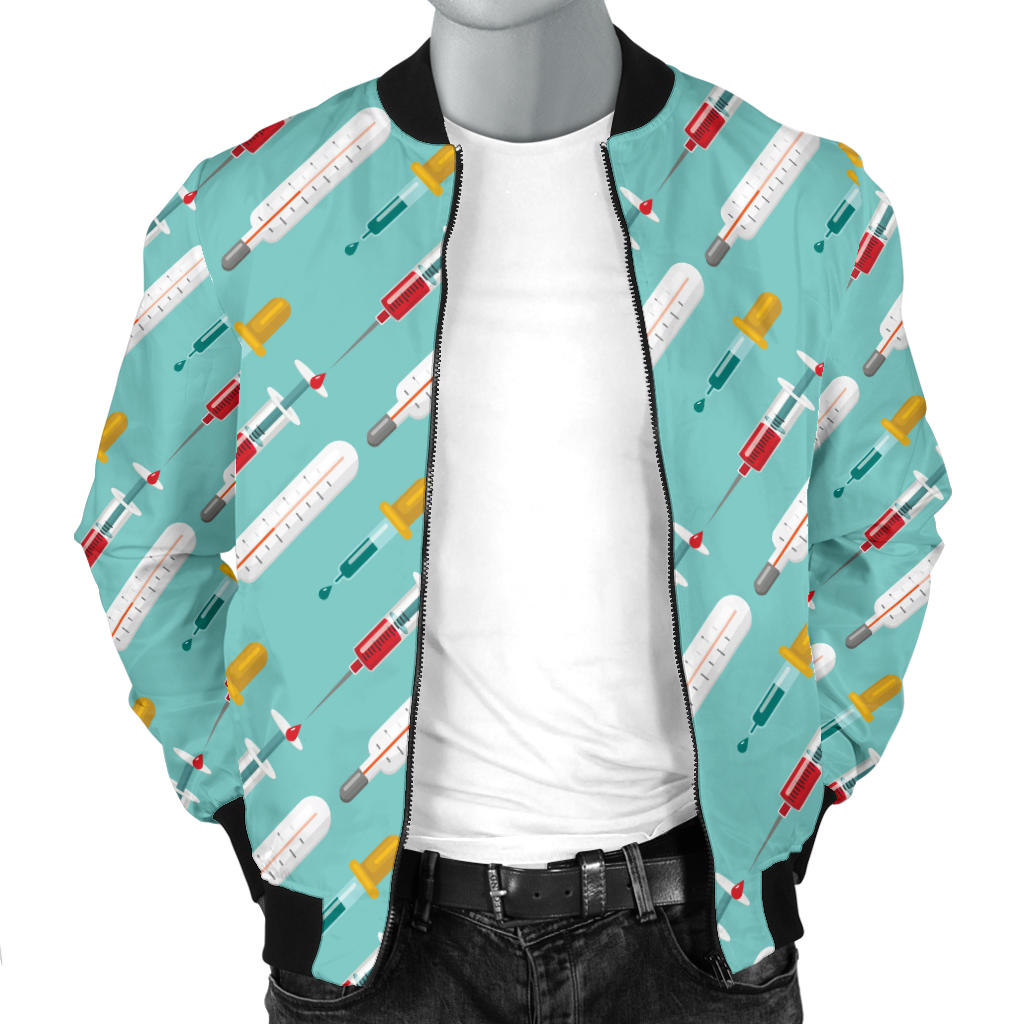 Phlebotomist Medical Print Men Bomber Jacket