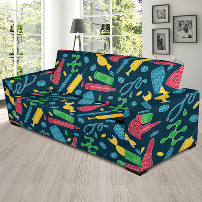 Phlebotomist Pattern Print Design A03 Sofa Slipcover