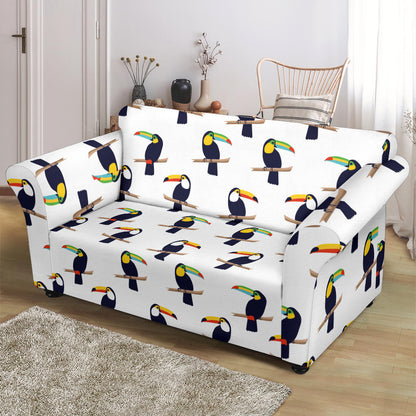 Toucan Print Design LKS305 Loveseat Couch Slipcover