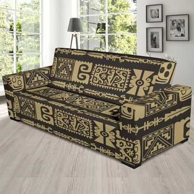 Mayan Pattern Print Design 03 Sofa Slipcover