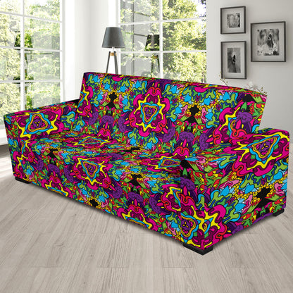 Trippy Print Design LKS303 Sofa Slipcover