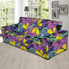 Psychedelic Pattern Print Design A04 Sofa Slipcover