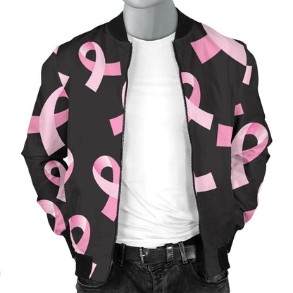 Breast Cancer Awareness Design Men Bomber Jacket