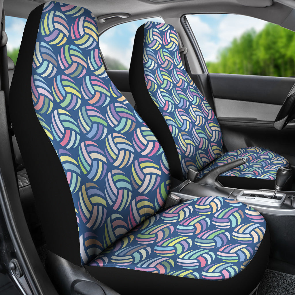 Volleyball Print Design LKS301 Car Seat Covers