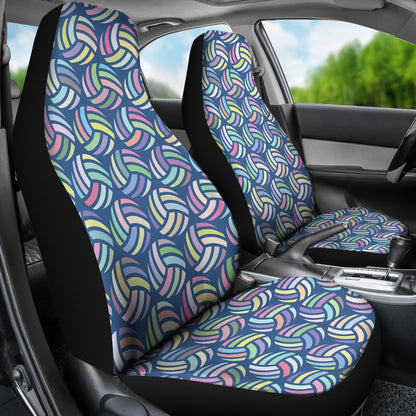 Volleyball Print Design LKS301 Car Seat Covers