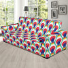 Bowling Pattern Print Design 05 Sofa Slipcover