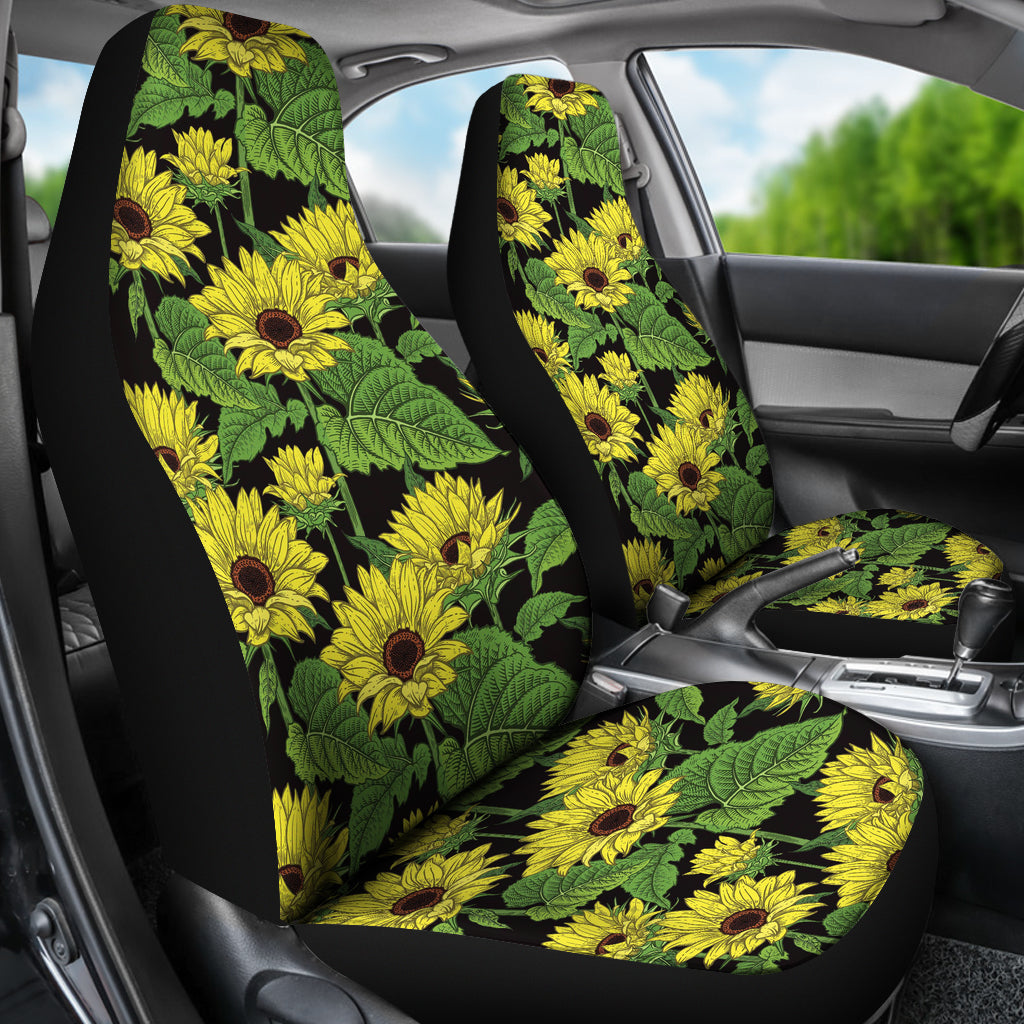 Sunflower Print Design LKS3010 Car Seat Covers