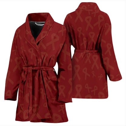 Multiple myeloma Pattern Print Design A02 Women Bathrobe