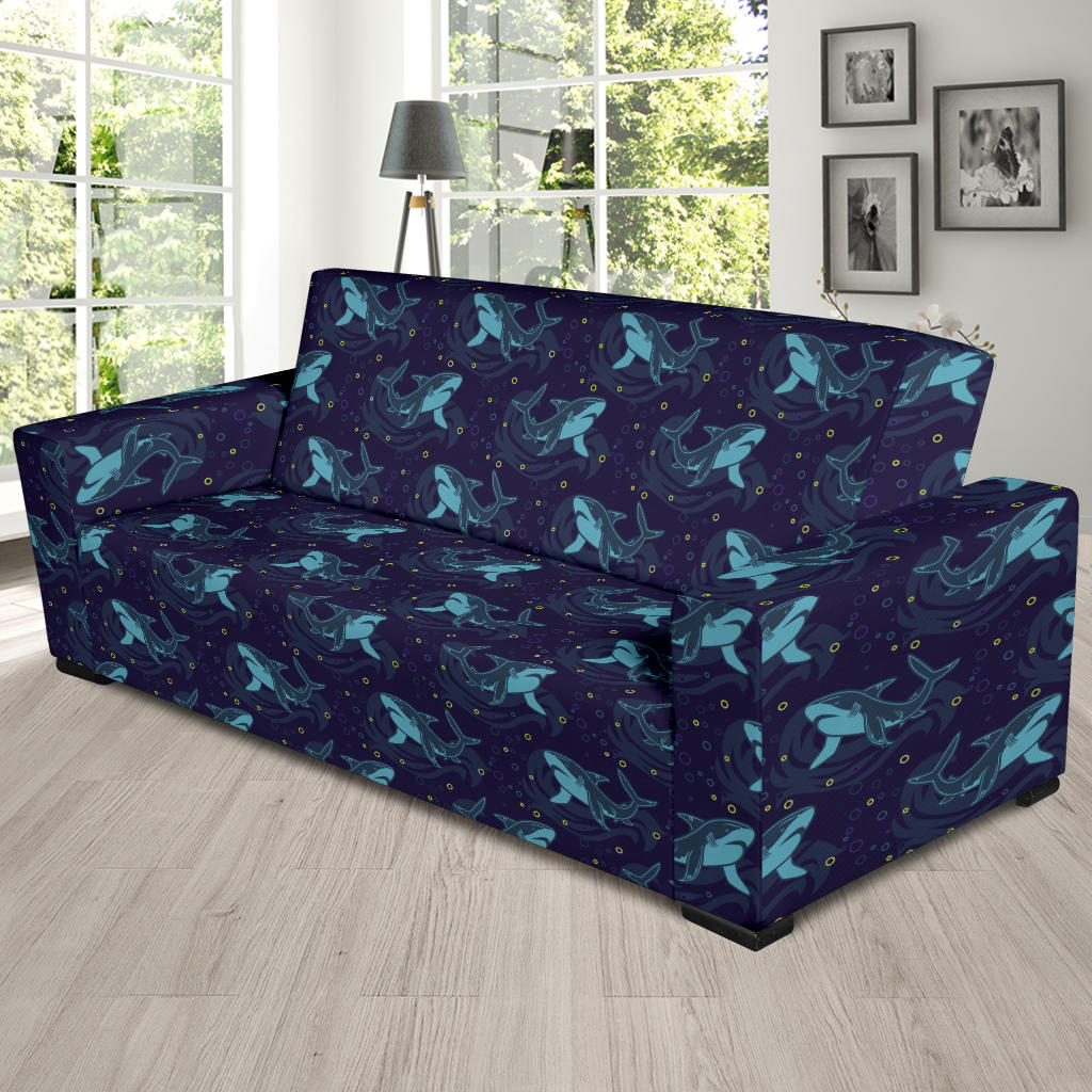 Shark Print Design LKS306 Sofa Slipcover