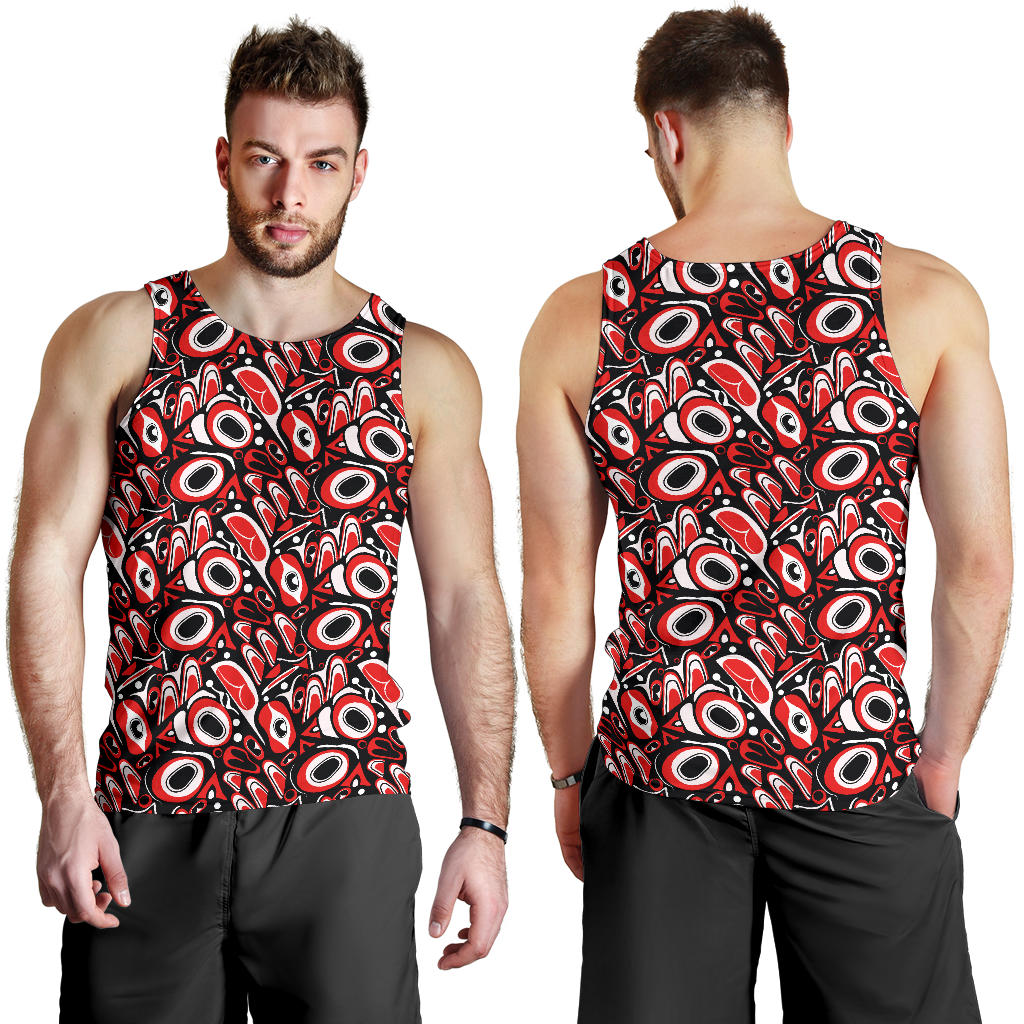 Totem Pole Texture Design Men Tank Top
