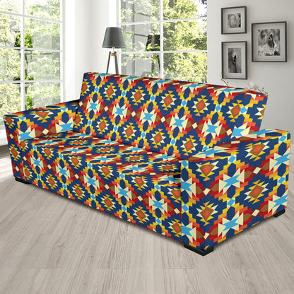 Aztec Pattern Print Design 01 Sofa Slipcover