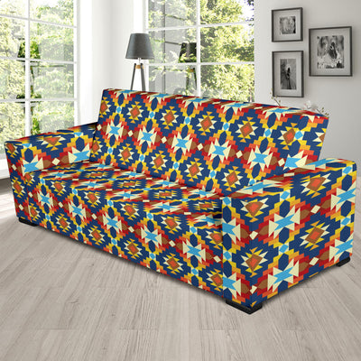 Aztec Pattern Print Design 01 Sofa Slipcover