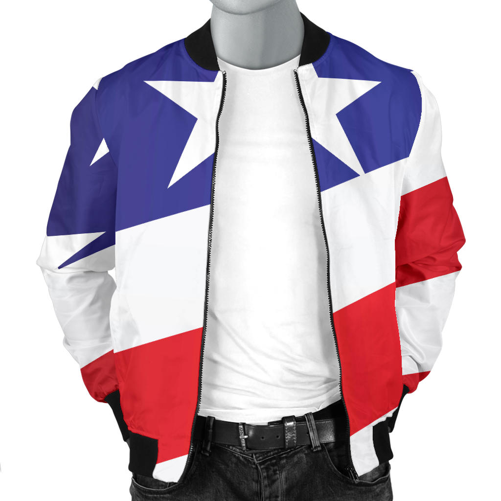 American flag Print Men Bomber Jacket