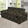 Mayan Pattern Print Design 04 Sofa Slipcover