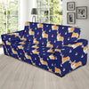 Pembroke Welsh Corgis Pattern Print Design A07 Sofa Slipcover