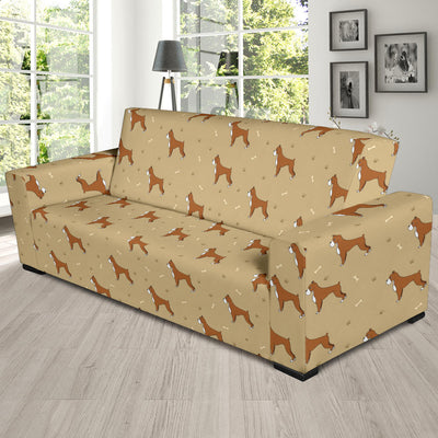 Boxers Pattern Print Design 02 Sofa Slipcover