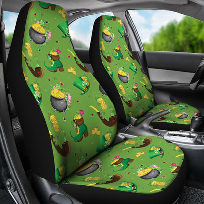 Shamrock Saint Patrick's Day Print Design LKS306 Car Seat Covers