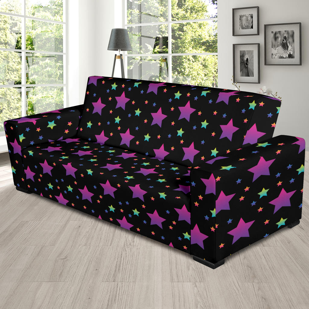 Star Print Design LKS305 Sofa Slipcover