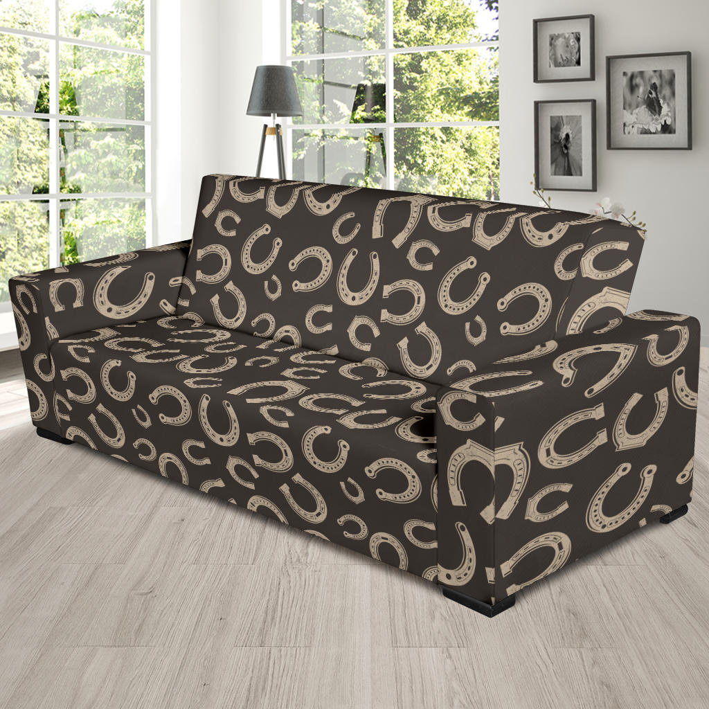 Horseshoe Print Design LKS303 Sofa Slipcover