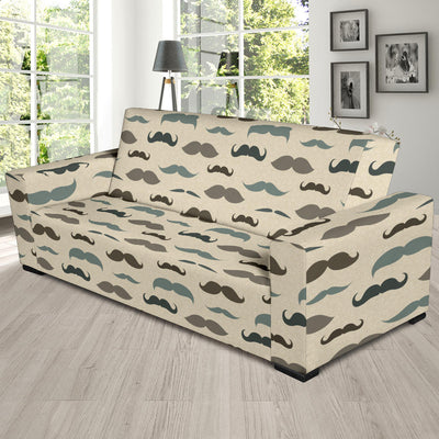 Mustache Pattern Print Design A01 Sofa Slipcover