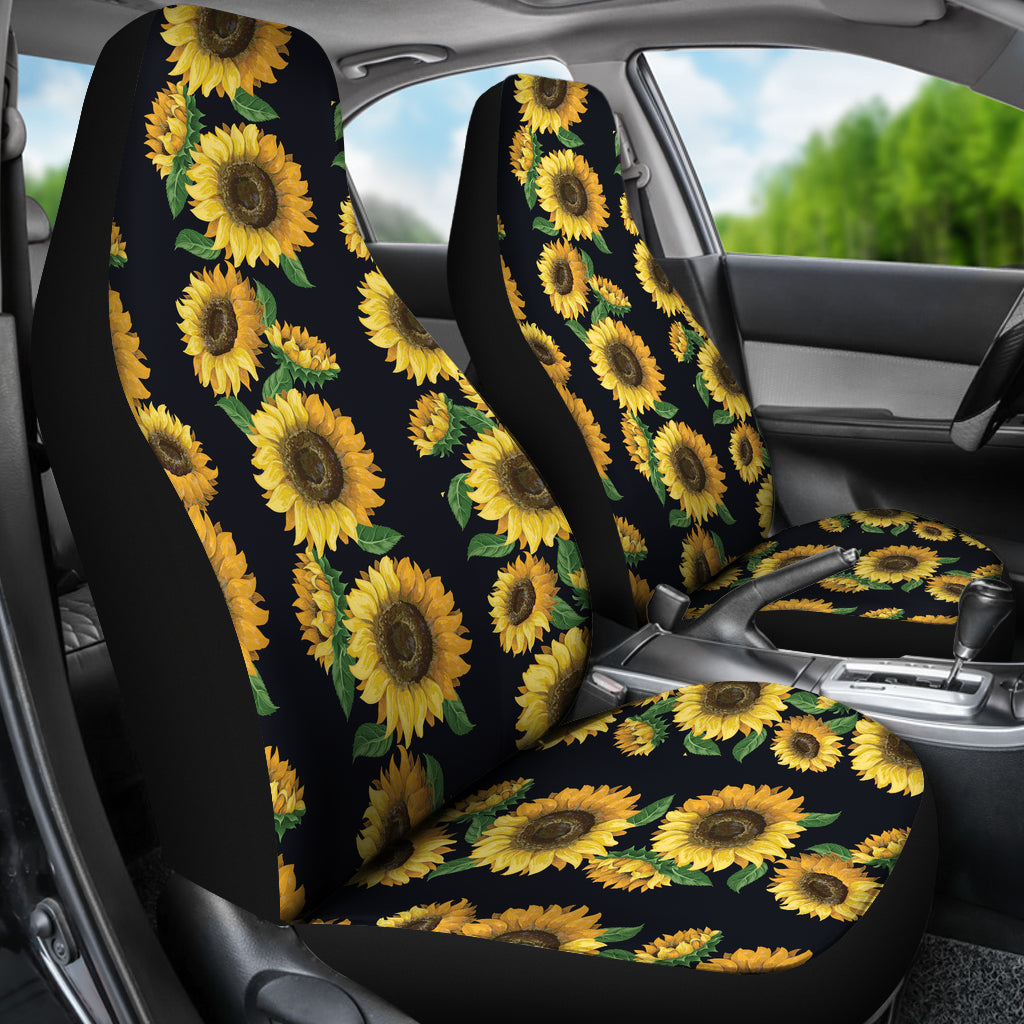 Sunflower Print Design LKS306 Car Seat Covers