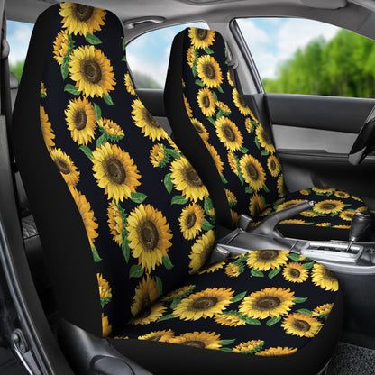 Sunflower Print Design LKS306 Car Seat Covers