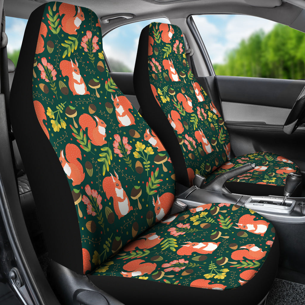 Squirrel Print Design LKS302 Car Seat Covers