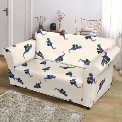 Scuba Driver Print Design LKS301 Loveseat Couch Slipcover