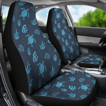 Sea Turtle Print Design LKS307 Car Seat Covers