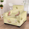 Beach with Seashell Theme Armchair Slipcover