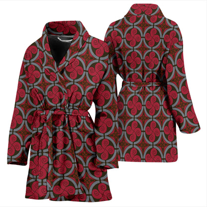 Vikings Print Design LKS301 Women Bathrobe