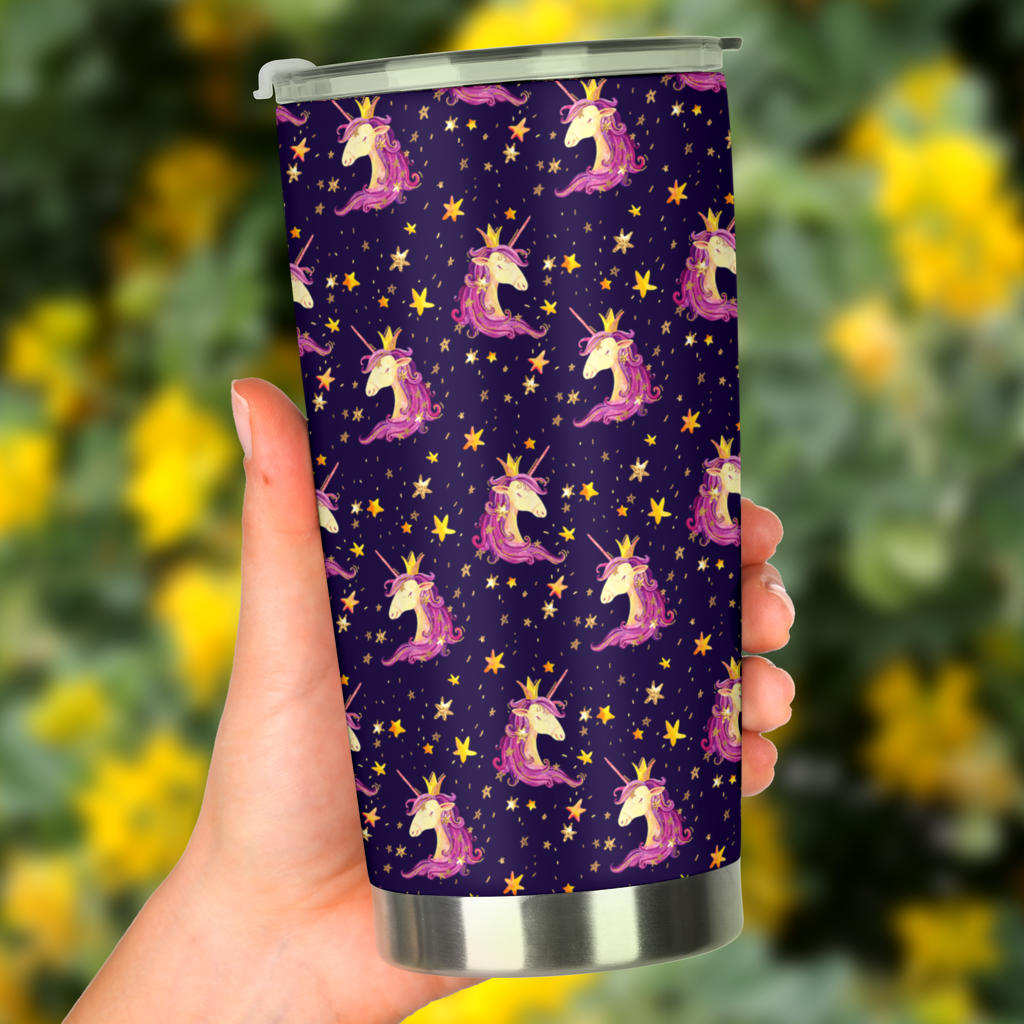 Unicorn Princess Star Sparkle Tumbler