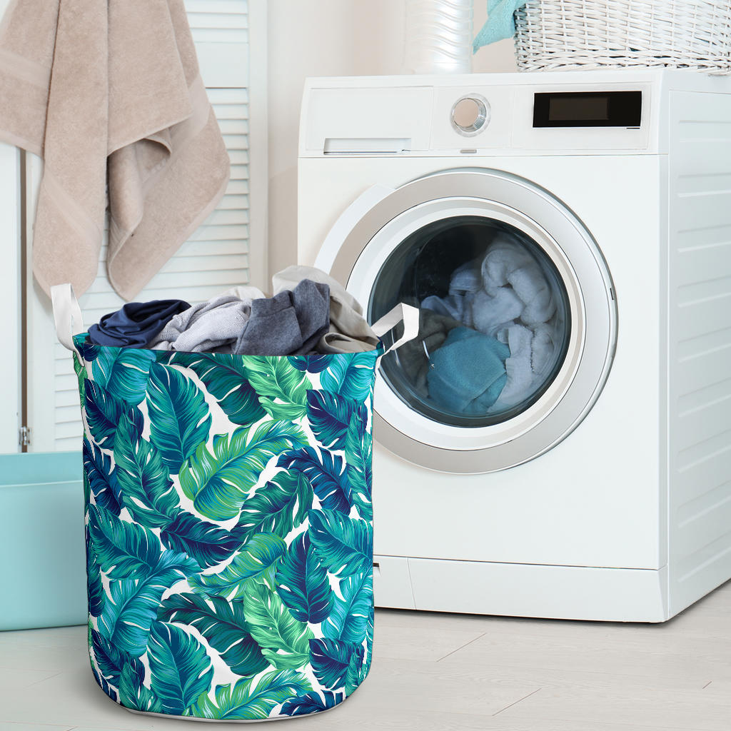 Brightness Tropical Palm Leaves Laundry Basket