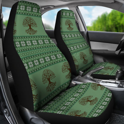 Tree Of Life Knit Style Print Design LKS301 Car Seat Covers