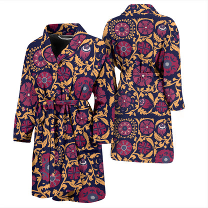 Suzani Print Design LKS303 Men Bathrobe