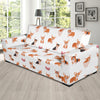 Cardigan Welsh Corgis Pattern Print Design 02 Sofa Slipcover