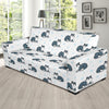 Alaskan Malamute Pattern Print Design 03 Sofa Slipcover